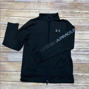 Boys Size M UA zip up jacket